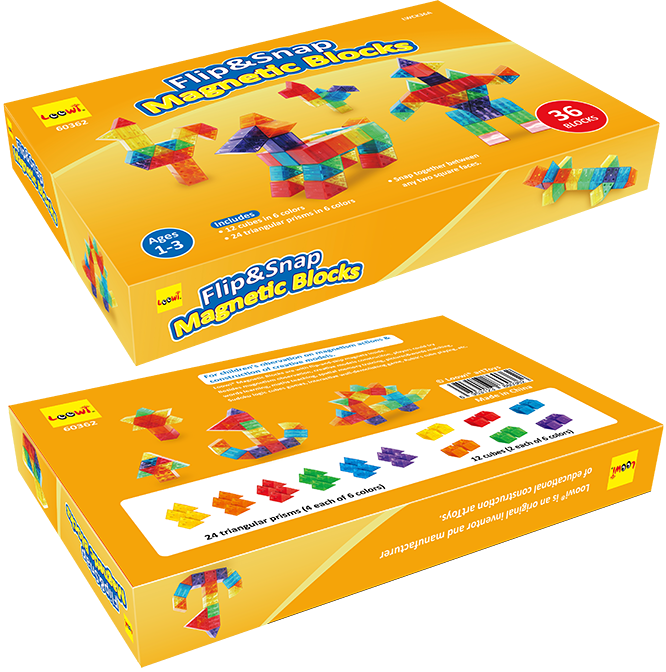 Loowi Magnetic Blocks, Colorful Box @ Loowi artToys